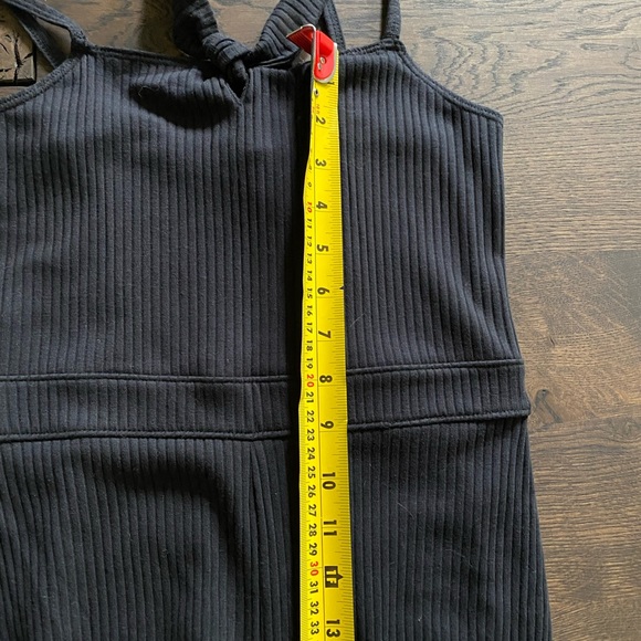 Abercrombie & Fitch black spaghetti strap one piece romper XSP - Picture 6 of 7